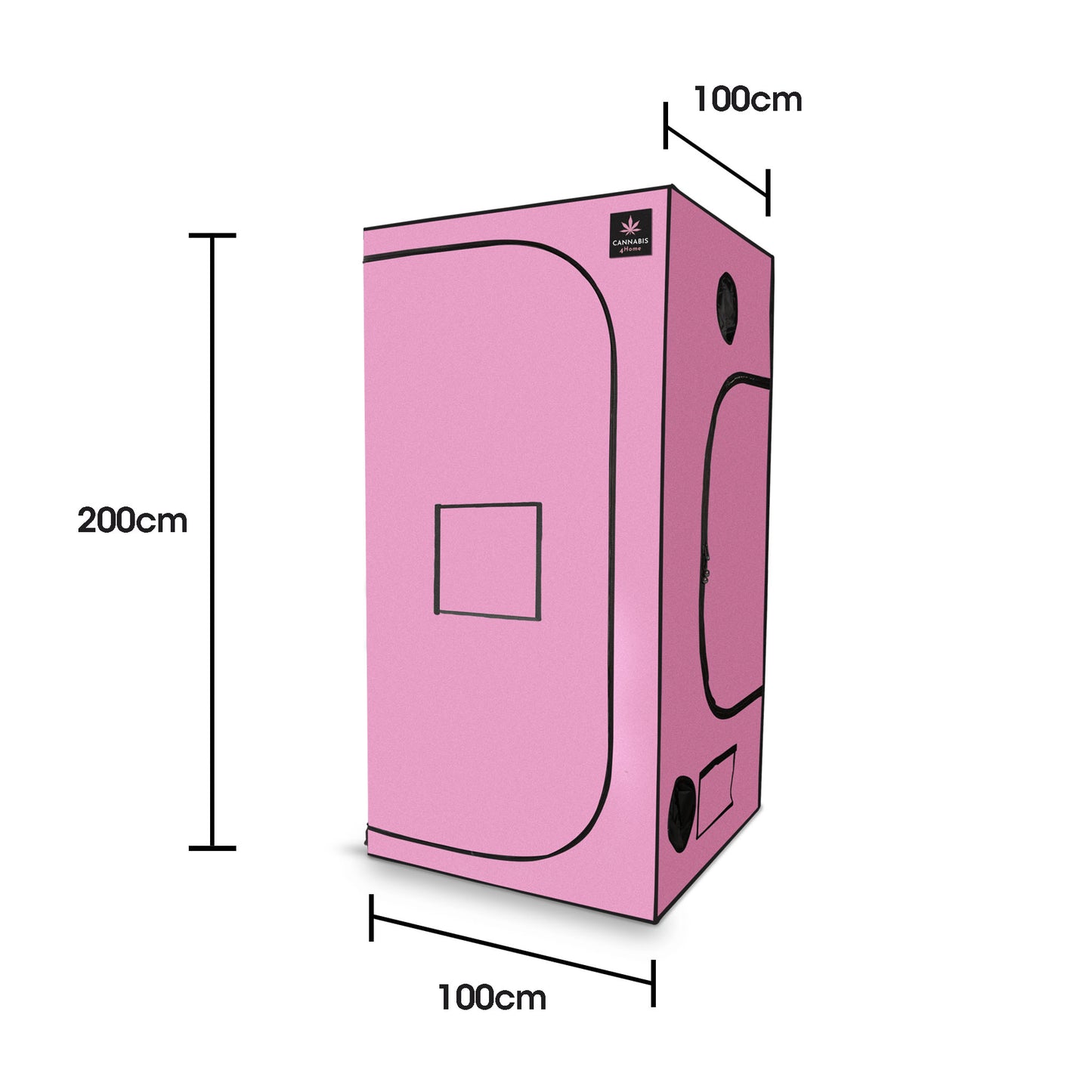 GrowBox L Pink / 100 x 100 x 200cm