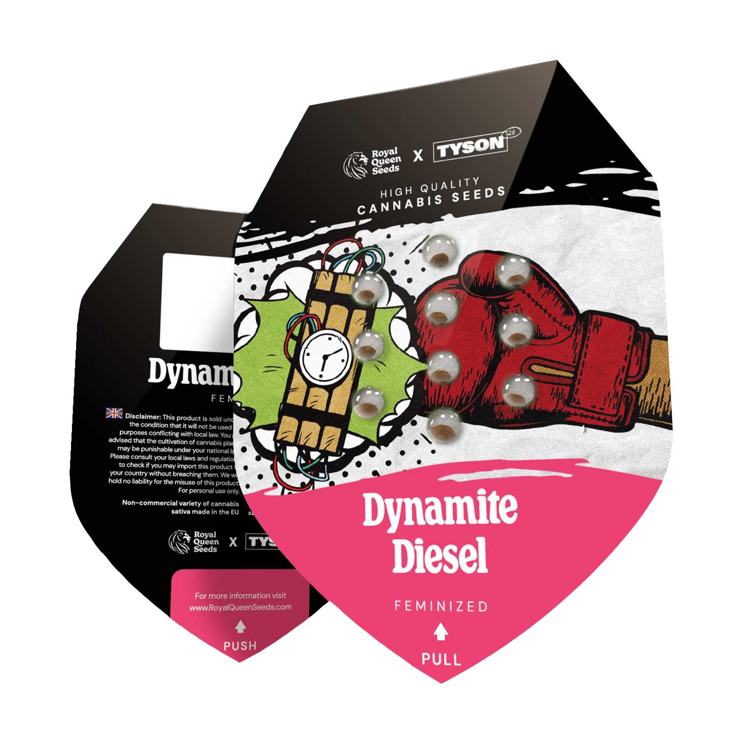 Hanfsamen Dynamite Diesel x Mike Tyson Verpackung