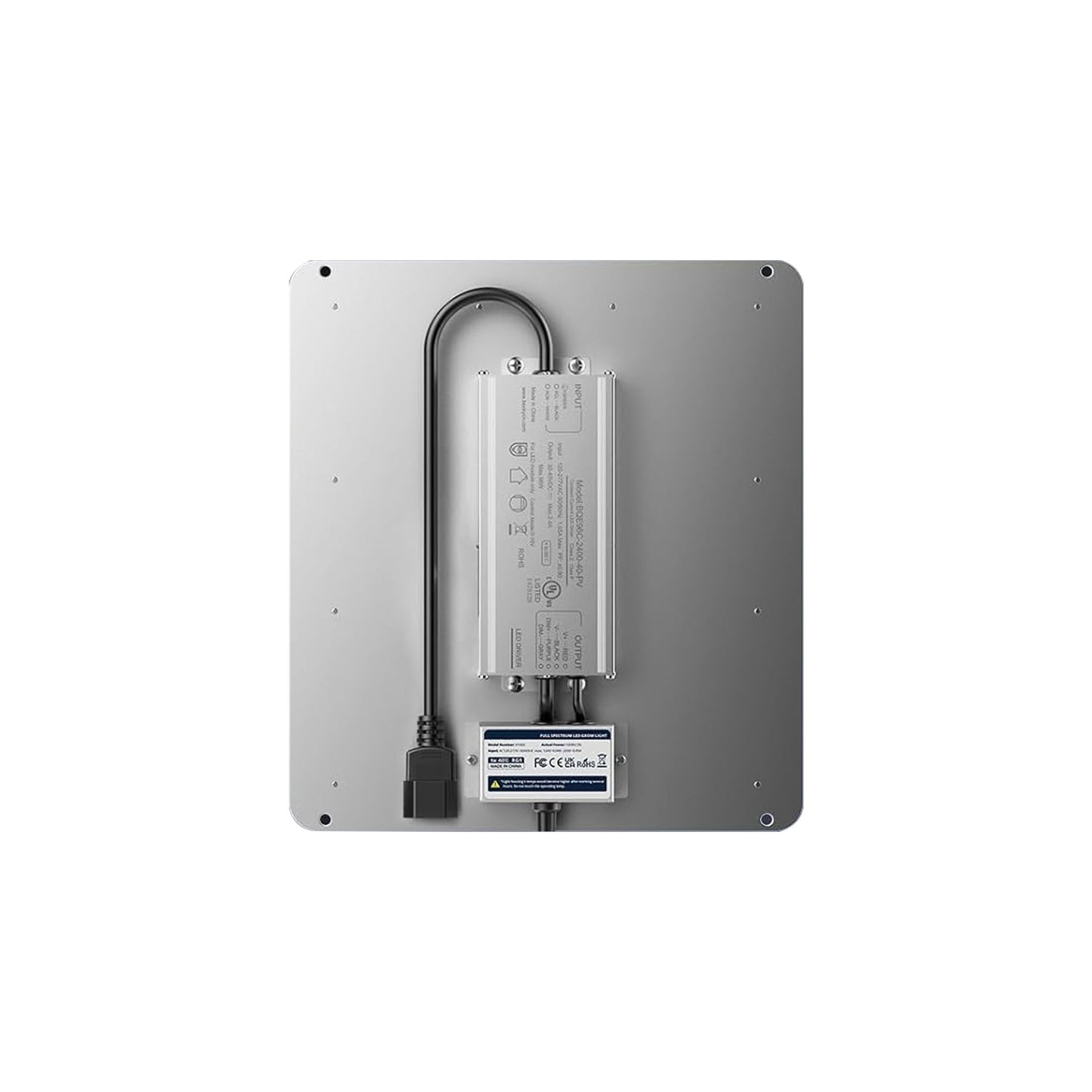 Grow Lampe 150W von hinten