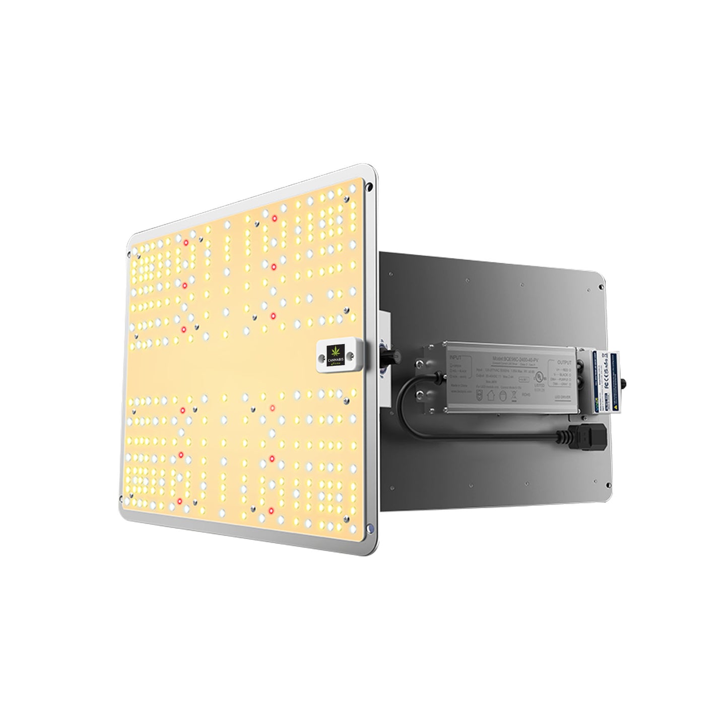 Grow Lampe 150W von hinten und vorne