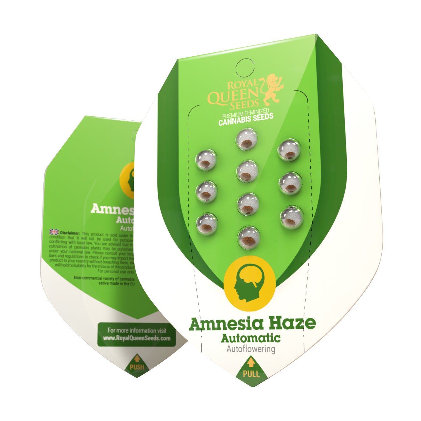 AmnesiaHazeAuto Samen in der Verpackung
