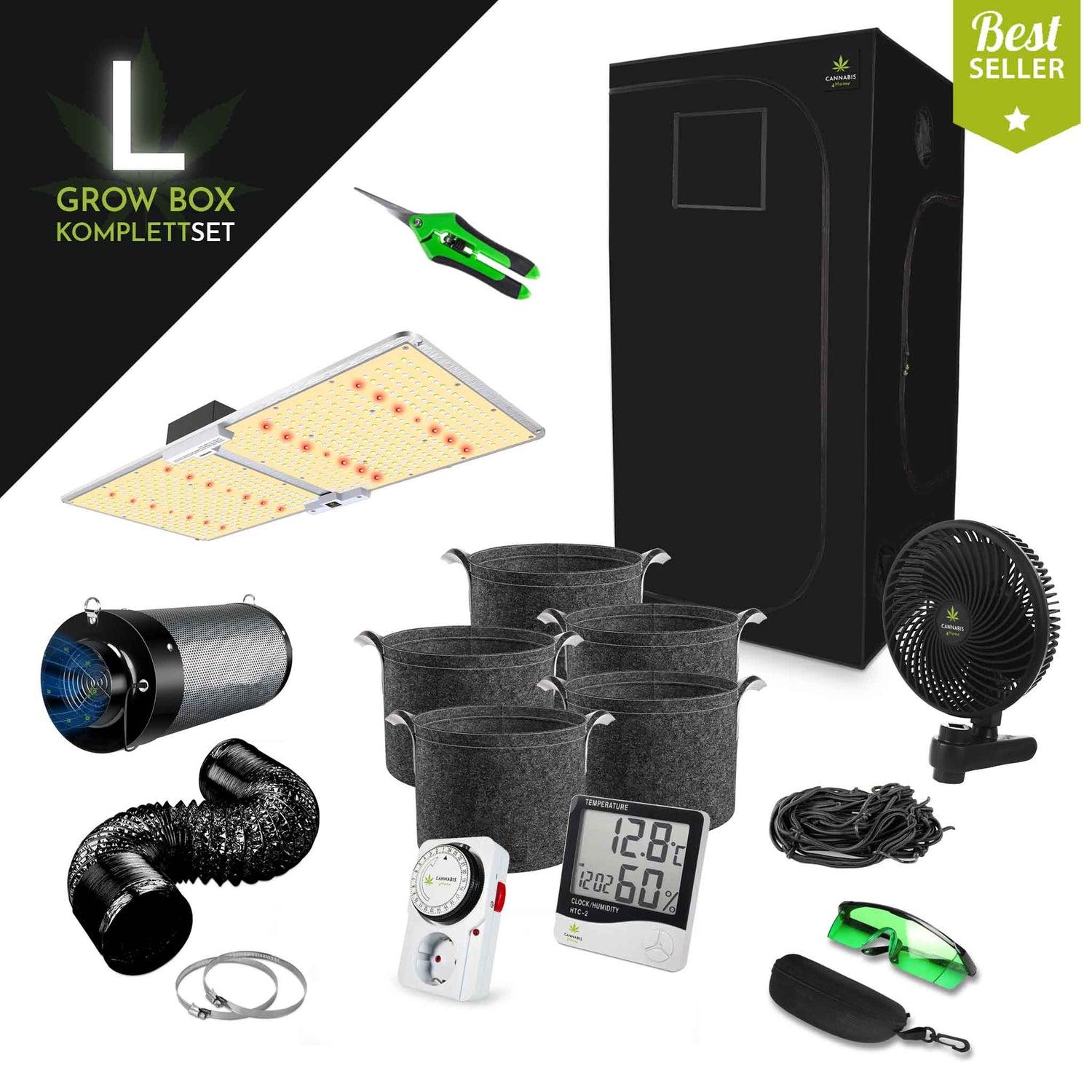 Growbox Komplettset