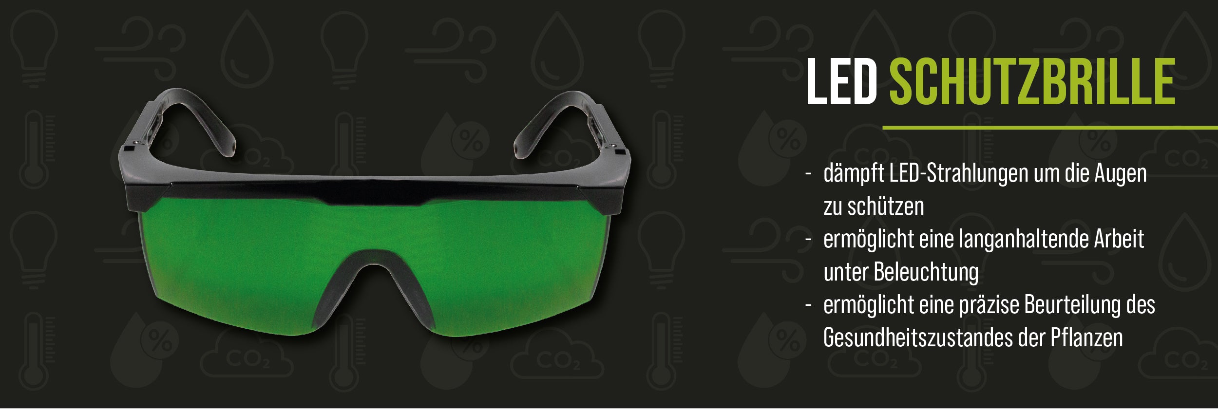 Banner Schutzbrille Infos